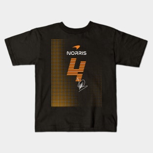 Lando Norris - Retro_Art Kids T-Shirt